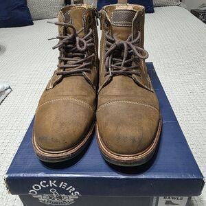 Dockers Men's Brown Leather Boots